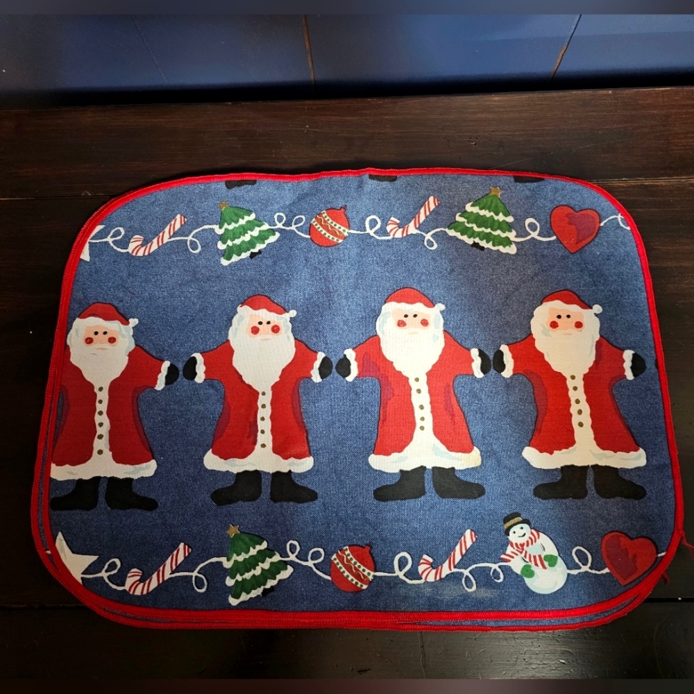 Santa themed place mats
